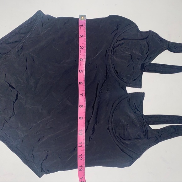 Forever 21 Underwire Corset Bustier Slinky Black Bodysuit Size Stretchy Medium - Picture 10 of 11